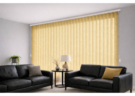 4-cortina-lamas-verticales-translúcido-Shantung-amarillo-oro-07